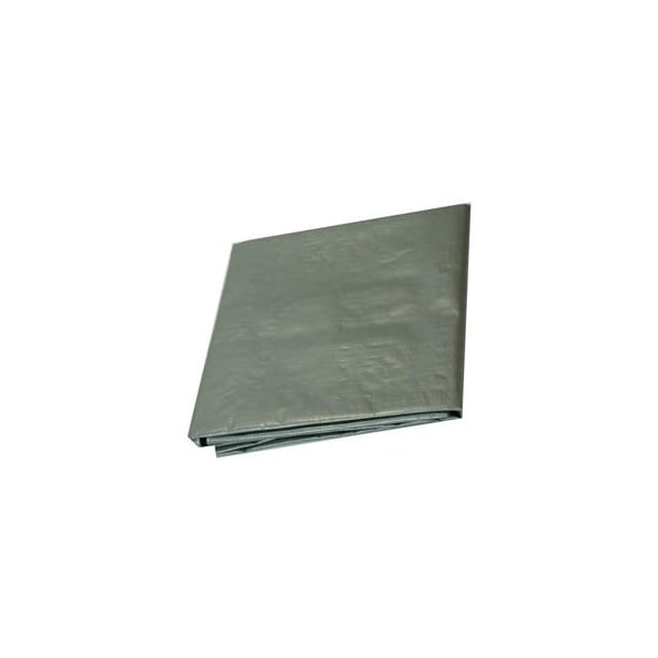 Harpster Of Philipsburg Medium Duty Tarp, Silver, High-Density Polyethylene S50x50 - main